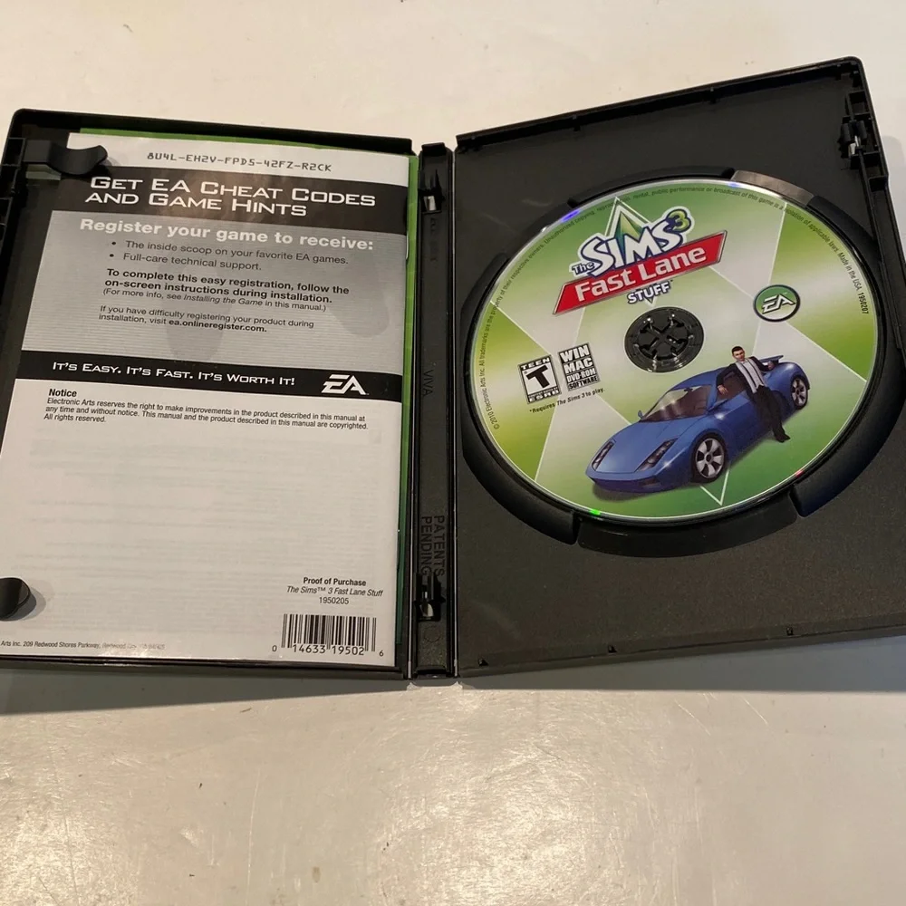 “The Sims3 Fast Lane Stuff” DVD-ROM